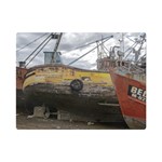 Maritime Memories, San Antonio Oeste, Rio Negro, Argentina Premium Plush Fleece Blanket (Mini)