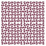 Bk Love In Pieces Print Pattern Design Square Satin Scarf (36  x 36 )