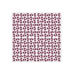 Bk Love In Pieces Print Pattern Design Satin Bandana Scarf 22  x 22 