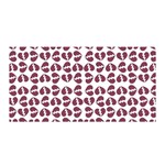 Bk Love In Pieces Print Pattern Design Satin Wrap 35  x 70 