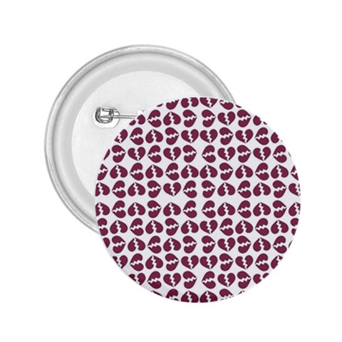 Love In Pieces Print Pattern Design 2.25  Buttons from ArtsNow.com Front