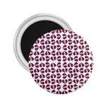 Love In Pieces Print Pattern Design 2.25  Magnets