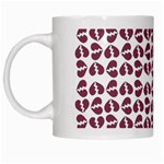 Love In Pieces Print Pattern Design White Mug