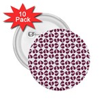 Love In Pieces Print Pattern Design 2.25  Buttons (10 pack) 