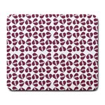 Love In Pieces Print Pattern Design Large Mousepad