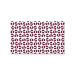 Love In Pieces Print Pattern Design Sticker (Rectangular)