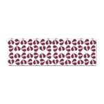 Love In Pieces Print Pattern Design Sticker (Bumper)