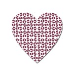 Love In Pieces Print Pattern Design Heart Magnet