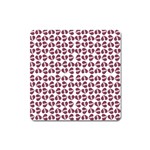 Love In Pieces Print Pattern Design Square Magnet