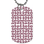 Love In Pieces Print Pattern Design Dog Tag (One Side)