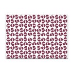 Love In Pieces Print Pattern Design Sticker A4 (10 pack)