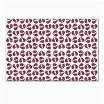 Love In Pieces Print Pattern Design Postcard 4 x 6  (Pkg of 10)