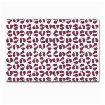 Love In Pieces Print Pattern Design Postcards 5  x 7  (Pkg of 10)