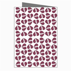 Love In Pieces Print Pattern Design Greeting Card from ArtsNow.com Right