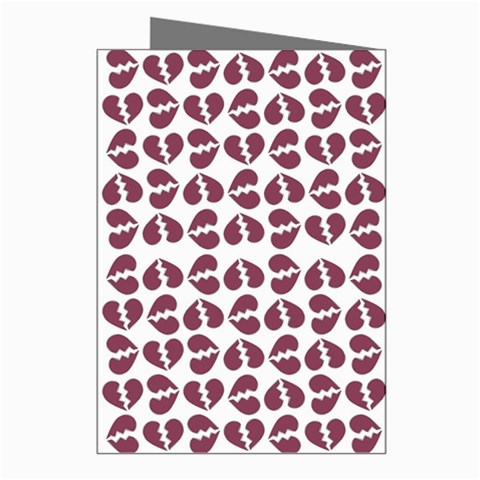 Love In Pieces Print Pattern Design Greeting Cards (Pkg of 8) from ArtsNow.com Right