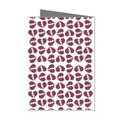 Love In Pieces Print Pattern Design Mini Greeting Cards (Pkg of 8) from ArtsNow.com Left