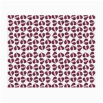 Love In Pieces Print Pattern Design Small Glasses Cloth