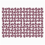 Love In Pieces Print Pattern Design Large Glasses Cloth