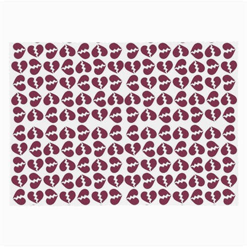 Love In Pieces Print Pattern Design Large Glasses Cloth (2 Sides) from ArtsNow.com Front