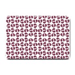 Love In Pieces Print Pattern Design Small Doormat