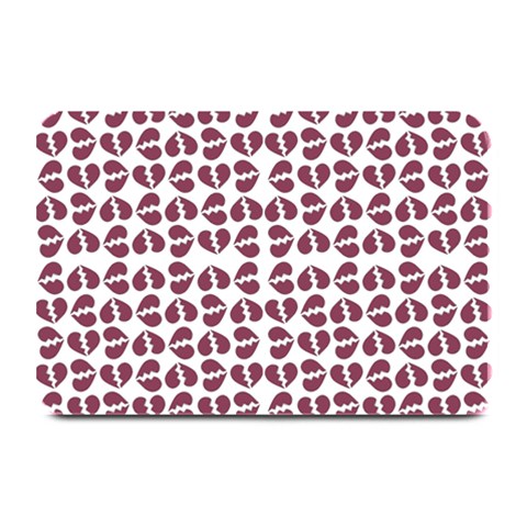 Love In Pieces Print Pattern Design Plate Mats from ArtsNow.com 18 x12  Plate Mat