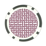 Love In Pieces Print Pattern Design Poker Chip Card Guard