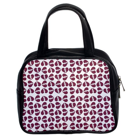 Love In Pieces Print Pattern Design Classic Handbag (Two Sides) from ArtsNow.com Front