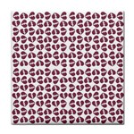 Love In Pieces Print Pattern Design Face Towel