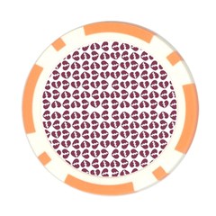 Love In Pieces Print Pattern Design Poker Chip Card Guard (10 pack) from ArtsNow.com Back