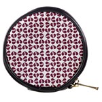 Love In Pieces Print Pattern Design Mini Makeup Bag