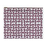 Love In Pieces Print Pattern Design Cosmetic Bag (XL)