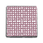 Love In Pieces Print Pattern Design Memory Card Reader (Square 5 Slot)