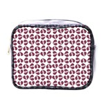 Love In Pieces Print Pattern Design Mini Toiletries Bag (One Side)