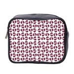 Love In Pieces Print Pattern Design Mini Toiletries Bag (Two Sides)