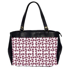 Love In Pieces Print Pattern Design Oversize Office Handbag (2 Sides) from ArtsNow.com Front