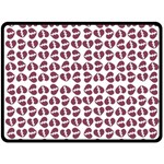 Love In Pieces Print Pattern Design Fleece Blanket (Large)