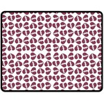 Love In Pieces Print Pattern Design Fleece Blanket (Medium)