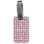 Love In Pieces Print Pattern Design Luggage Tag (two sides)