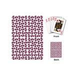 Love In Pieces Print Pattern Design Playing Cards Single Design (Mini)