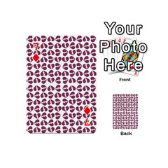 Love In Pieces Print Pattern Design Playing Cards 54 Designs (Mini) from ArtsNow.com Front - Diamond7