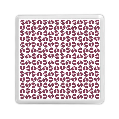 Love In Pieces Print Pattern Design Memory Card Reader (Square) from ArtsNow.com Front