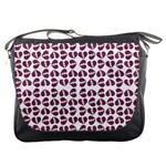 Love In Pieces Print Pattern Design Messenger Bag