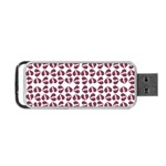 Love In Pieces Print Pattern Design Portable USB Flash (One Side)