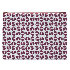 Love In Pieces Print Pattern Design Cosmetic Bag (XXL) from ArtsNow.com Front