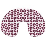 Love In Pieces Print Pattern Design Travel Neck Pillow