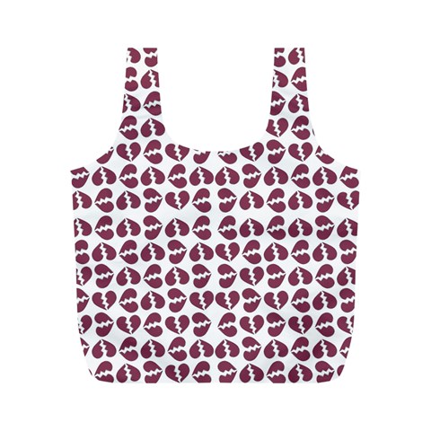 Love In Pieces Print Pattern Design Full Print Recycle Bag (M) from ArtsNow.com Front