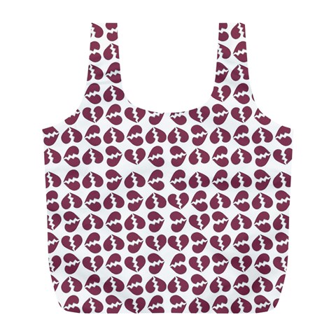 Love In Pieces Print Pattern Design Full Print Recycle Bag (L) from ArtsNow.com Front