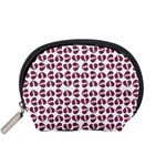 Love In Pieces Print Pattern Design Accessory Pouch (Small)