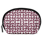 Love In Pieces Print Pattern Design Accessory Pouch (Large)