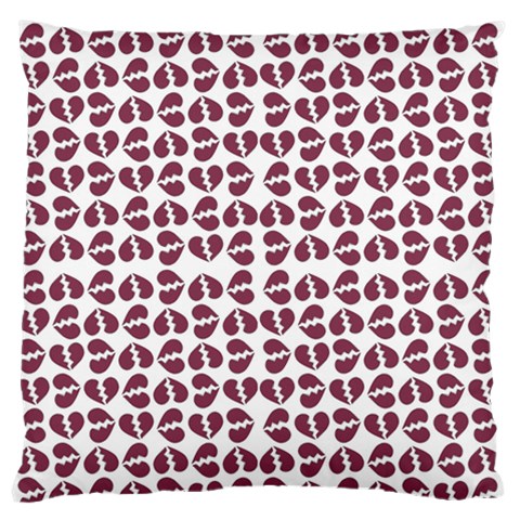 Love In Pieces Print Pattern Design Standard Premium Plush Fleece Cushion Case (Two Sides) from ArtsNow.com Front